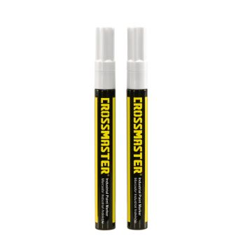 Marcador Industrial Indeleble Blanco Crossmaster