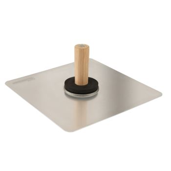 Plato para Masilla de Aluminio con mango de madera Crossmaster