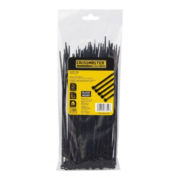Precintos Negros 4.8 x 400mm 100 unidades Crossmaster