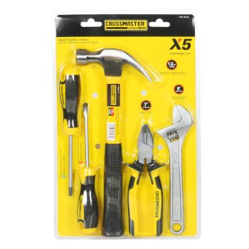 Set de 5 Herramientas de Mano Crossmaster