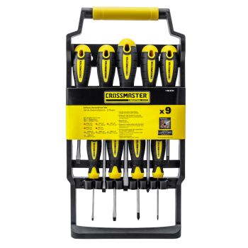 Set de 9 Destornilladores Crossmaster