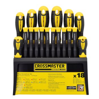 Set de Destornilladores de 18 Piezas Crossmaster