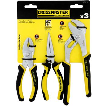 Set de Pinzas de 3 Piezas Crossmaster