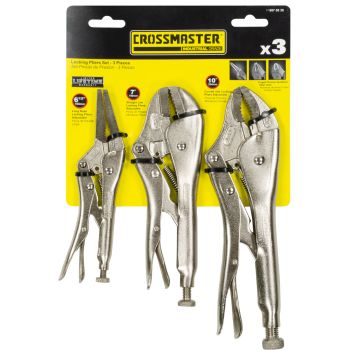 Set de Pinzas de presión de 3 piezas Crossmaster
